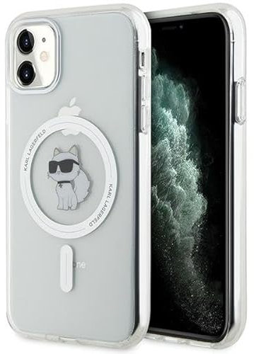 CG Mobile Karl Lagerfeld KLHMN61HFCCNOT Hülle für iPhone 11 transparent hardcase IML Choupette
