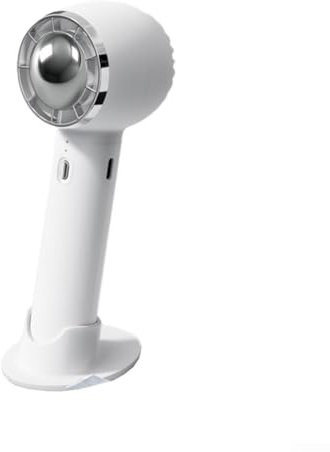 Tragbarer Mini-Turbo-Ventilator, tragbarer Outdoor-Ventilator, Sommer, Hochgeschwindigkeits-Windventilator mit einzigartigem Luftstrom-Kompressionsdesign (weiß)