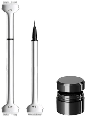 Lower Lash Stamp,Eyeliner Stempel,Wimpern Stempel,Wimpern Untere Stempel mit Tinte und Eyeliner,Eye Liner Stamps mit Tinte,Wiederverwendbarer Unterer Wimpernstempel für Anfänger
