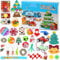 QILICZ Adventskalender 2024 für Kinder, Weihnachts-Countdown-Kalender 24 Tage Weihnachten,Weihnachtskalende Fidget Spielzeug Geschenk für Jungen Weihnachten Geschenk Advent Calendar