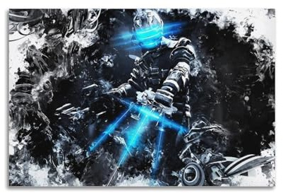 KSOXDAITIP Poster mit Videospiel-Motiv Dead Space, dekoratives Gemälde, Leinwand, Wandposter und Kunstdruck, moderne Familienschlafzimmer-Dekoration, Poster, 60 x 90 cm