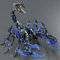 Metalkitor Skorpion 3D-Metall-Puzzles-Kits für Erwachsene und Jugendliche – 454 Teile – Mechanische Montage Modelle – 4 Stunden zum Bauen Dekorationen (Blau und Schwarz)
