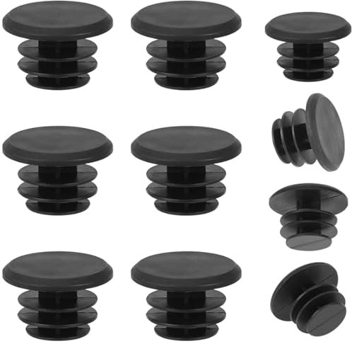 10 Stück Fahrrad Lenker End Stopfen Kappen, Lenker Bar Ende Stecker Caps, Lenker Bar End Plugs Kappen Schwarz für Bike Fahrrad Zyklus Camera Grip
