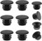 10 Stück Fahrrad Lenker End Stopfen Kappen, Lenker Bar Ende Stecker Caps, Lenker Bar End Plugs Kappen Schwarz für Bike Fahrrad Zyklus Camera Grip