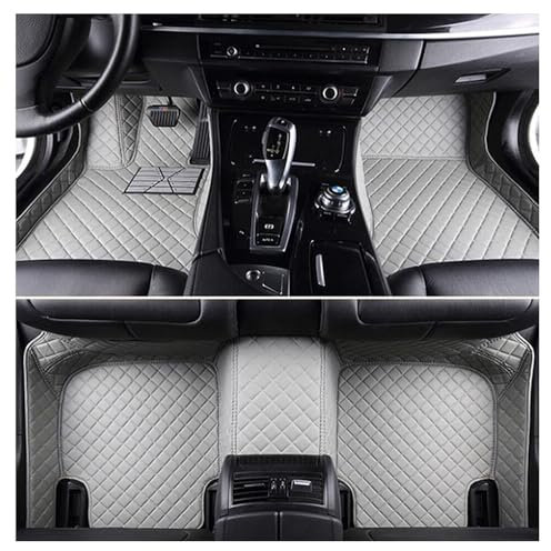 JCPDN Auto Fußmatten für Mitsubishi L 200 Pick-UP 1991-1996, wasserdichte Antirutschmatten Vorne Hinten Schutz Bodenmatten Allwetterabdeckung Fussmatten Zubehör,J