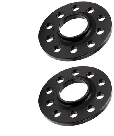 AXTAZS Auto Spurverbreiterungen Kompatibel Mit Für E39 1995 1996 1997 1998 1999 2000 2001 2002, 2 Stück Spurverbreiterung, Adapter, Separatoren, PCD 5 X 120 CB 74,1 Mm, Spurverbreiterung(Black 3mm)