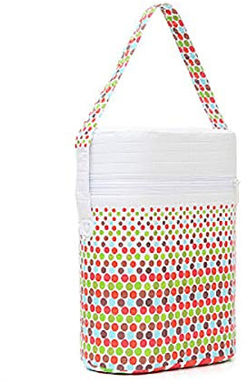 Hburirrty Cute Cartoon Baby Bottle Bag Portable Baby Bottle Insulation Bags Mummy Handbag Milk Thermal Food Warm Bag Multicolor