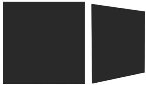 Akifix ITP K44A10_600X600_9005 Panneaux de couleur noire pour contre-plafond en « carton sec » KYRYOS 60 x 60 x 0,95/2,16 MQ – 6 pièces en appui épaisseur 9,5 mm