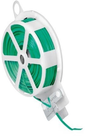 Bobina di filo plastificato da 30 m, resistente e flessibile, ideale per progetti di giardinaggio e artigianato.