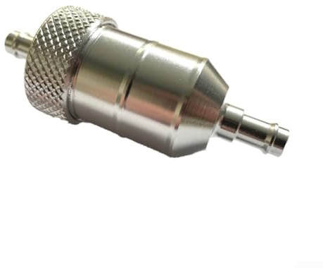 8 mm Inline-Kraftstofffilter für Dirt Bikes und Motorräder, Hochleistungs-Aluminiumlegierung