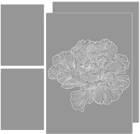 4 Stück Linoldruck Platten, A4+A6 Linoleum, Linolplatte Gummi für Schnitzerei, Linolplatten für Linolschnitt, Gummistempel Schnitzblöcke, Linoldruck Doppelseitig, für Druckgrafiken Kunsthandwerk DIY