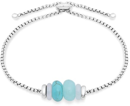Tamaris Schmuck für Damen, Armband aus Edelstahl mit bunten Steinen, Sommerlich und Elegante Schmuckstücke, wasserfest aus Edelstahl