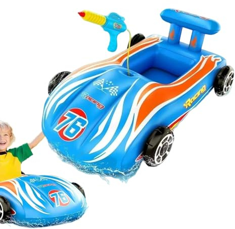 Qiwieod Flotteurs de Piscine pour Voiture | Bouée Gonflable pour Piscine - Accessoires Aquatiques d'été | Garçons, Anniversaire, Parc, Lac, Camping