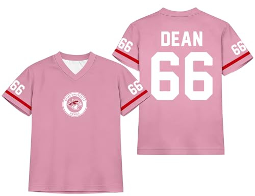 Off Campus Jersey Shirt Graham 44 & Logan 22 & Tucker 46 & Di Laurentis 66 Briar U Jersey Shirt Off Campus Merch Kurzarm Fashion Casual Tshirt Sport Streetwear Top Ice Hockey Theme T-Shirt für Fans