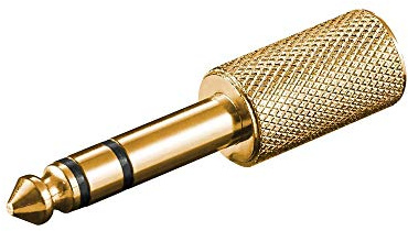 Wentronic A 170 g 3.5 mm 6.35 mm Gold Kabel-Schnittstelle und Netzteil