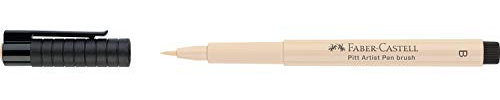 FABER-CASTELL 167416 - Tuschestift Pitt artist pen brush, Strichstärke B, Farbe 116, hautfarbe medium