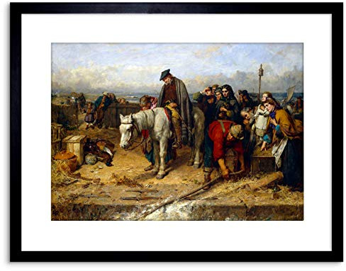 Wee Blue Coo PAINTING HISTORIC SCOTLAND FAED LAST CLAN FRAMED PICTURE ART PRINT F97X8458
