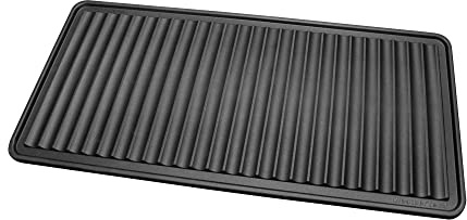 WeatherTech BootTray for Entryway - Durable Mat for Boots, Shoes, Traps Water and Dirt (16x36) - Black