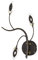 WOFI 4267.03.79.6000 A+, Wandleuchte, Acryl, 6.48 W, Integriert, rostfarben, 24.5 x 6.5 x 51 cm