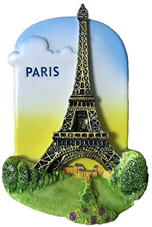 Eiffelturm Paris Frankreich 3D Kühlschrank Magnet Travel Souvenirs, Kunstharz Home Dekoration Paris Kühlschrankmagnet Aufkleber