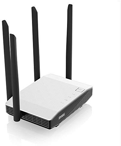 Zyxel AC1200 Router Gigabit MU-MIMO inalámbrico de doble banda. Tecnología 802.11ac Wave 2, mayor cobertura con cuatro antenas [NBG6615]