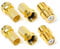 Hyber&Cara 2 conectores de rosca F 7 mm hembra/hembra y 4 conectores F de 7 mm con junta de goma para cable de antena Sat cable satélite coaxial