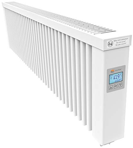 AeroFlow Elektroheizung SLIM 1600 mit Schamottekern app-ready FlexiSmart-Displayregler (Android, iOS) elektrische Zusatzheizung, Nachtspeicher Ersatz, Elektroheizkörper-Heizgerät