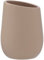 WENKO Vaso higiene dental Badi arena cerámica - Soporte para cepillos de dientes, para cepillos y pasta de dientes, Cerámica, 8 x 11 x 8 cm, Beige