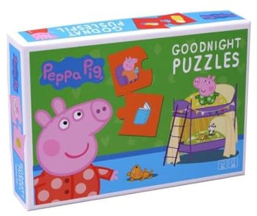 Peppa Pig Puzzel welterusten