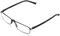 Rodenstock Unisex Lesebrille Proread R2640 Lesehilfe bei Weitsichtigkeit Brille mit leichtem Edelstahlgestell 1 5 2, Schwarz, +1,5 EU
