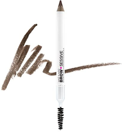 Wet n Wild, Brow-Sessive Augenbrauenstift, Augenbrauenstift mit doppelter Spitze für dünne und dicke Augenbrauen, natürliche Formel, progressive Definition der Farbe, Braun