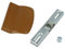MS Beschläge Balkontür-Set Balkontürgriff Balkontürschnäpper mit Gegenstück Universalschnäpper Ziehgriff Terrassentürgriff Türgriff (Eiche färbend - RAL8003)