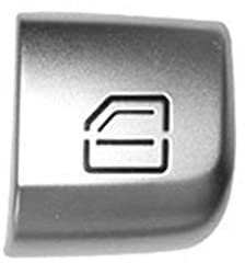 Fenster Control Schalter Taste abdeckung, Asudaro Auto Fensterheber Knopf Elektrische Fenster Schalter Taste Abdeckkappe Kompatibel mit C-Klasse W205, E-Klasse, S-Klasse 2059056811,silber 4