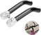 Nero Bicicletta in Lega di Alluminio Ergonomico Manopole di Sicurezza Antiscivolo Per Mountain Bike Accessori Ricambio Per Biciclette Bici da Strada Manubrio Per 22.2 MM Maggior Parte Bici 1 Paio