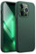 JETech Silicone Case for iPhone 13 Pro 6.1-Inch, Silky-Soft Touch Full-Body Protective Phone Case, Shockproof Cover with Microfiber Lining (Midnight Green)