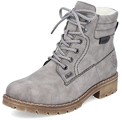 Rieker Damen Schnürstiefeletten Y9125, Frauen Stiefeletten, wasserabweisend, riekerTEX