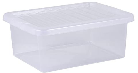 Wham Pack 5 Crystal 17L Box & Lid Clear