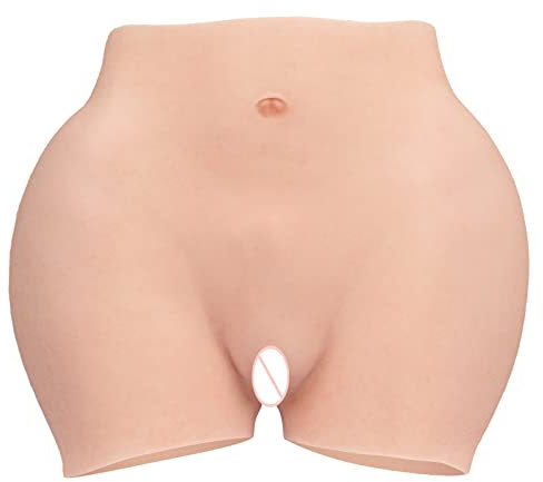 CYOMI 8 Generation Silikon Höschen Slip Gaff Camle Toe Panty für Crossdresser Cosplay Transgender Drag Queen(Elfenbeinweiß)