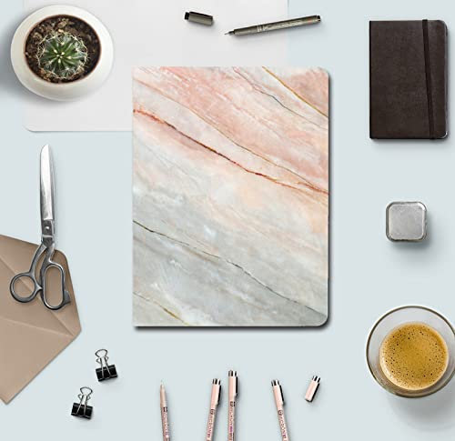 WunM Studio Étui pour Kindle Kindle Touch 2014 (Kindle 7 7e génération) étui étanche pour liseuse Kindle Paperwhite, e-Book-Reader-Couvre avec Mise en Veille/réveil Automatique/marbrure de Corail