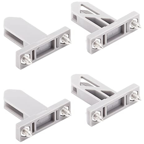 SOTECH 2 Paar Anreißschablonen für die Frontmontage von JUNKER-SLIM | Schubladensysteme weiß Höhe 167 mm Bohrlehre von SOTECH