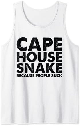 Schlange, weil Menschen saugen - Cape House Snake Tank Top