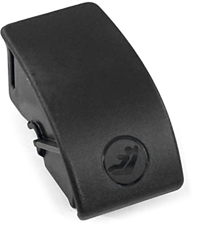 Skoda 5E0887187B9B9 Abdeckung ISOFIX-Halterung Rücksitzbank Kappe Deckel Blende, schwarz
