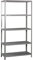 PROREGAL Schraubregal Panda 5 Metallböden | HxBxT 180x80x30cm | Fachlast 100kg | Grau Metallregal Lagerregal Schwerlastregal Kellerregal Archivregal