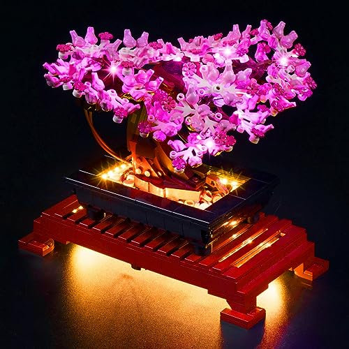 DALLED LED Light Kit for Lego Pink Bonsai Tree 10281, Compatible with Lego 10281, Lighting Your Toy for Bonsai Tree