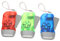 3 torce a manovella: torcia a LED, torcia a mano, ricaricabile, portatile, per attività all'aperto, da campeggio, colore casuale, Colori assortiti, 10x5cm, Sport