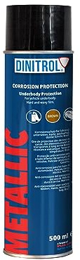 WOL Dinitrol 1115301 Brown Metallic UnderBody Car Rust Proofing Aerosol Wax 500ML Corrosion Protection Wax