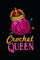 Crochet Queen: Journal / Notebook / Diary, 120 Blank Lined Pages, 6 x 9 inches, Matte Finish Cover, Great Gift For Kids And Adults