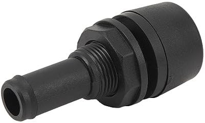 Qiilu Fuel Tank Vent, Boat Fuel Tanks Air Vent Ideal Replacement Straight Nylon Fuel Gas Tank Breather Vent for Boat Yacht RV Car with Thread Size 22mm Inner Diameter 11mm
