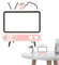 Phone Holder for Desk,Convenient Hands Free Phone Stand in TV Shape | Phone Screen Bracket for Bedside Table, Study Table, Coffee Table, Dining Table, Computer Desk