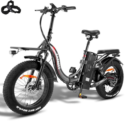 Fafrees F20 X-MAX - Bicicleta eléctrica para hombre, 20 pulgadas, 48 V, 30 Ah, batería Fatbike Ebike plegable, bicicleta eléctrica para mujer, bicicleta eléctrica de montaña, luz de freno Shimano 7S,
